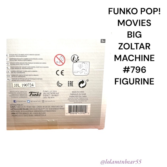 BRAND NEW FUNKO POP! MOVIES “BIG” ZOLTAR MACHINE #796 - GREAT COLLECTIBLE ICONIC - Picture 8 of 11